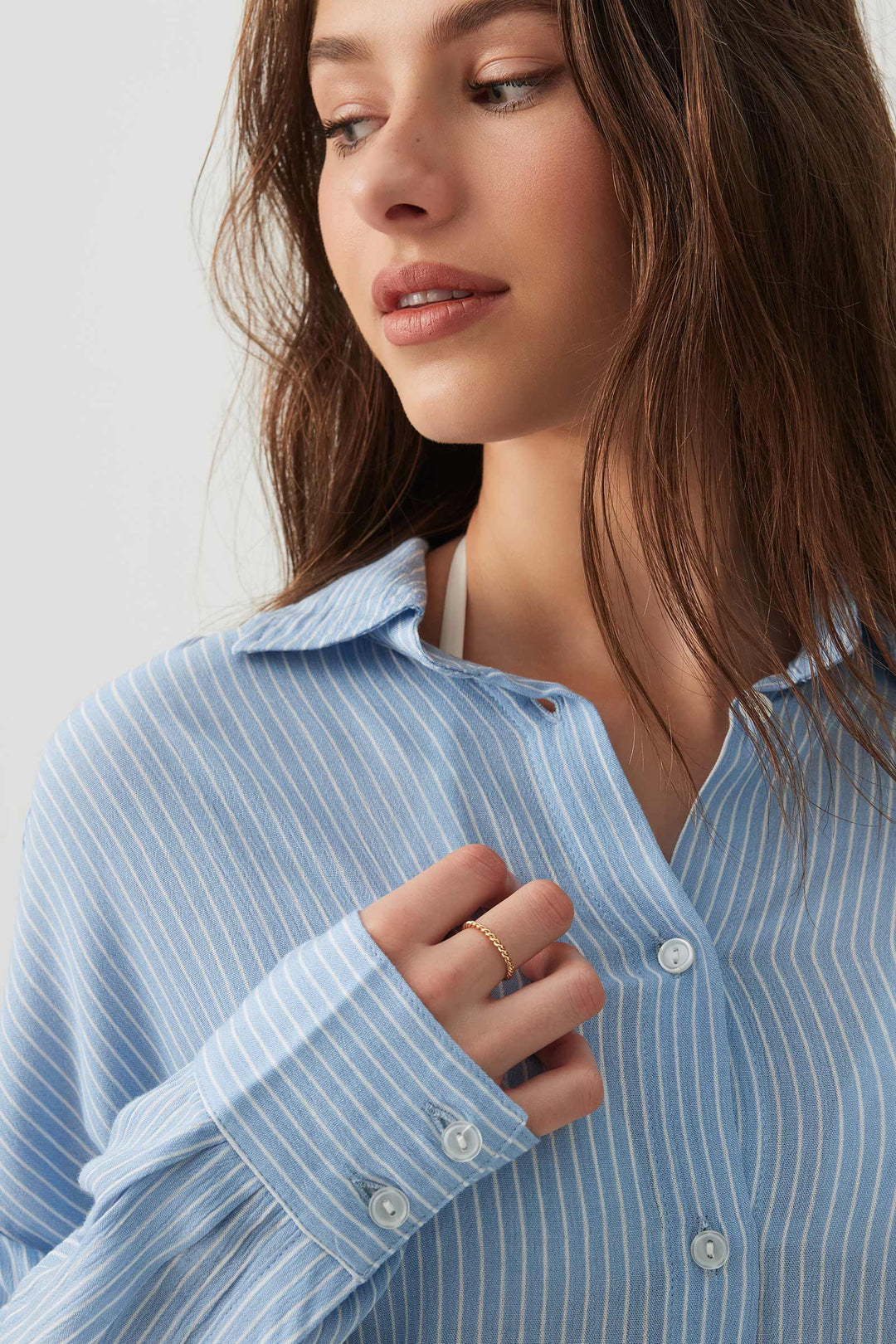 Crinkled Oversized Shirt