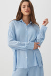 Crinkled Oversized Shirt
