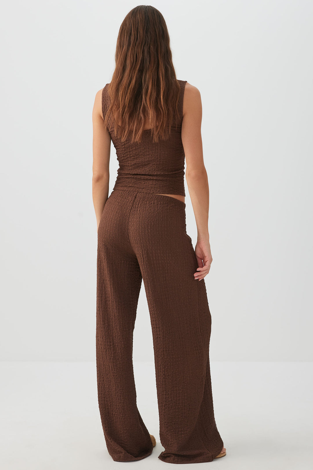 Textured Flowy Pants