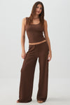 Textured Flowy Pants