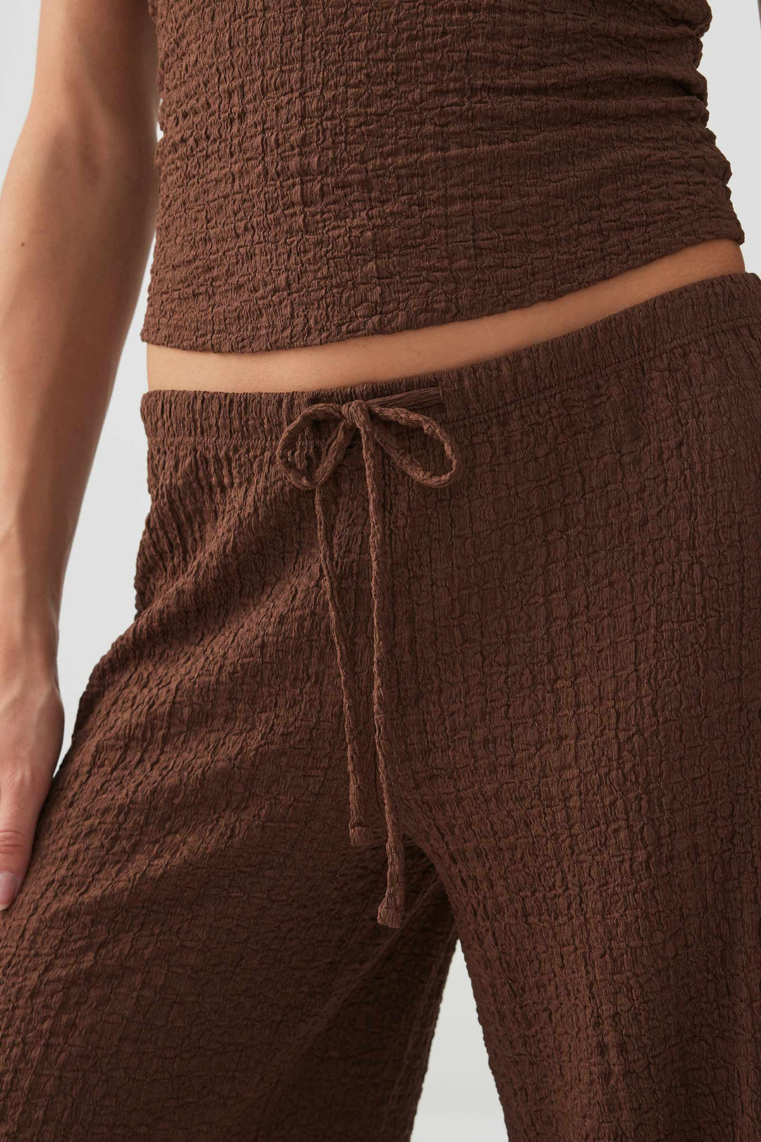 Textured Flowy Pants