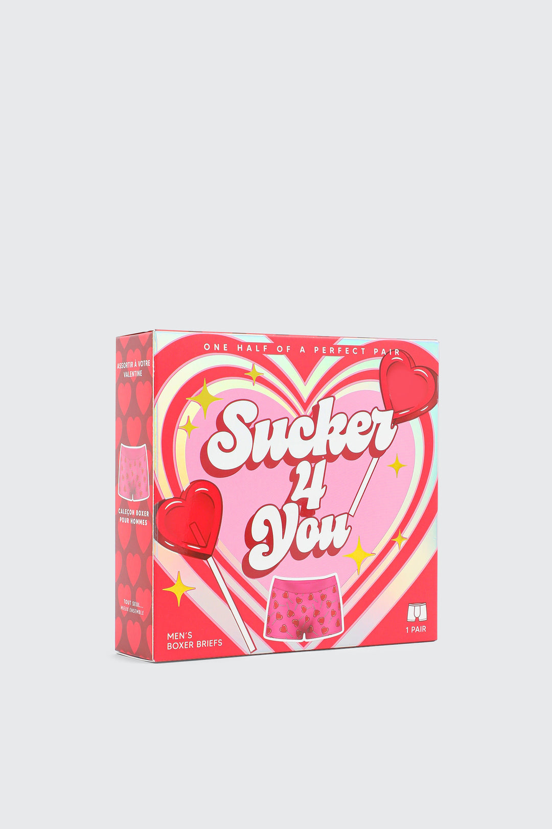 Boxeur imprimé dans une boîte