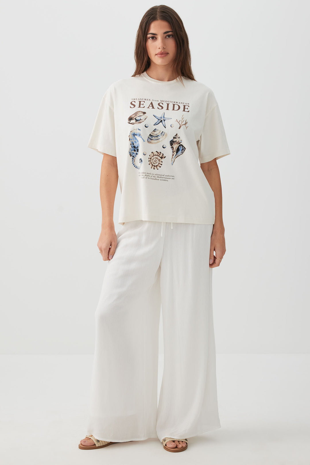 T-shirt graphique ample