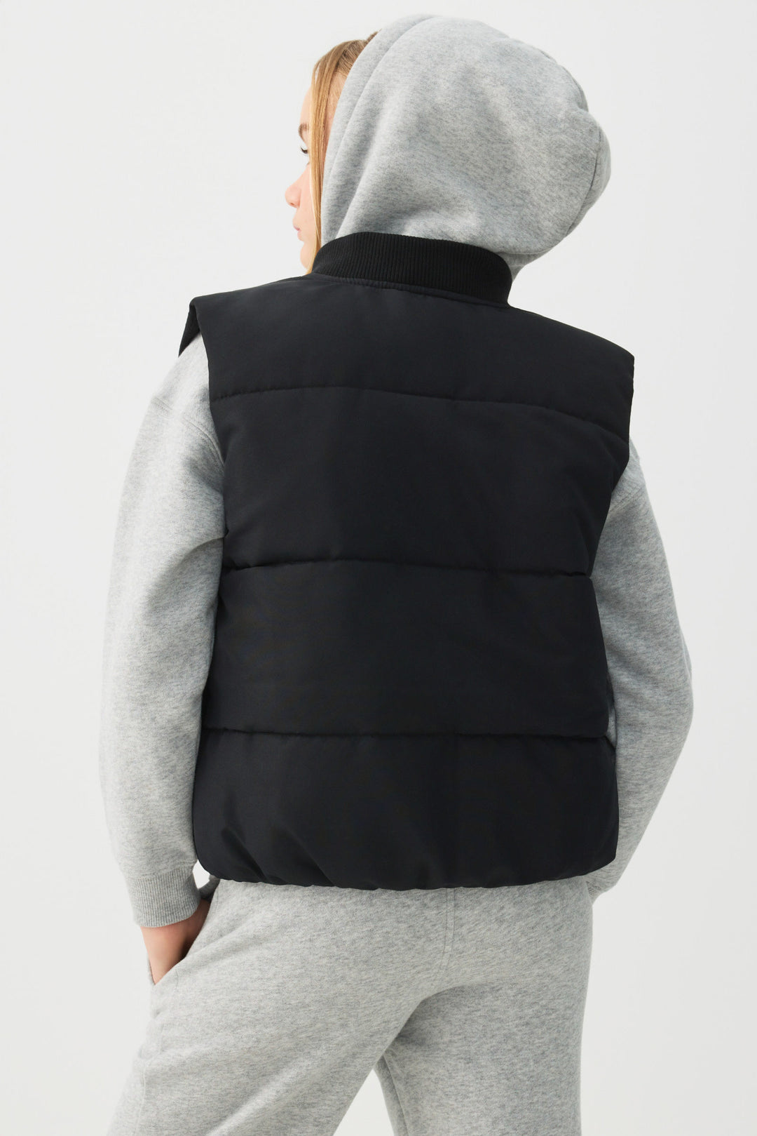 Veste bouffante sans manches