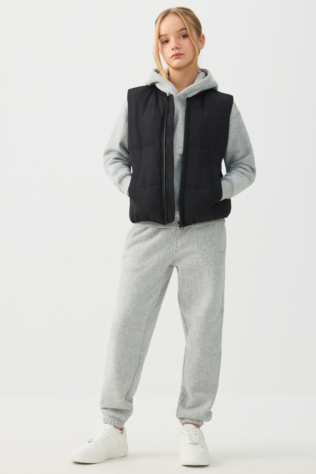 Veste bouffante sans manches