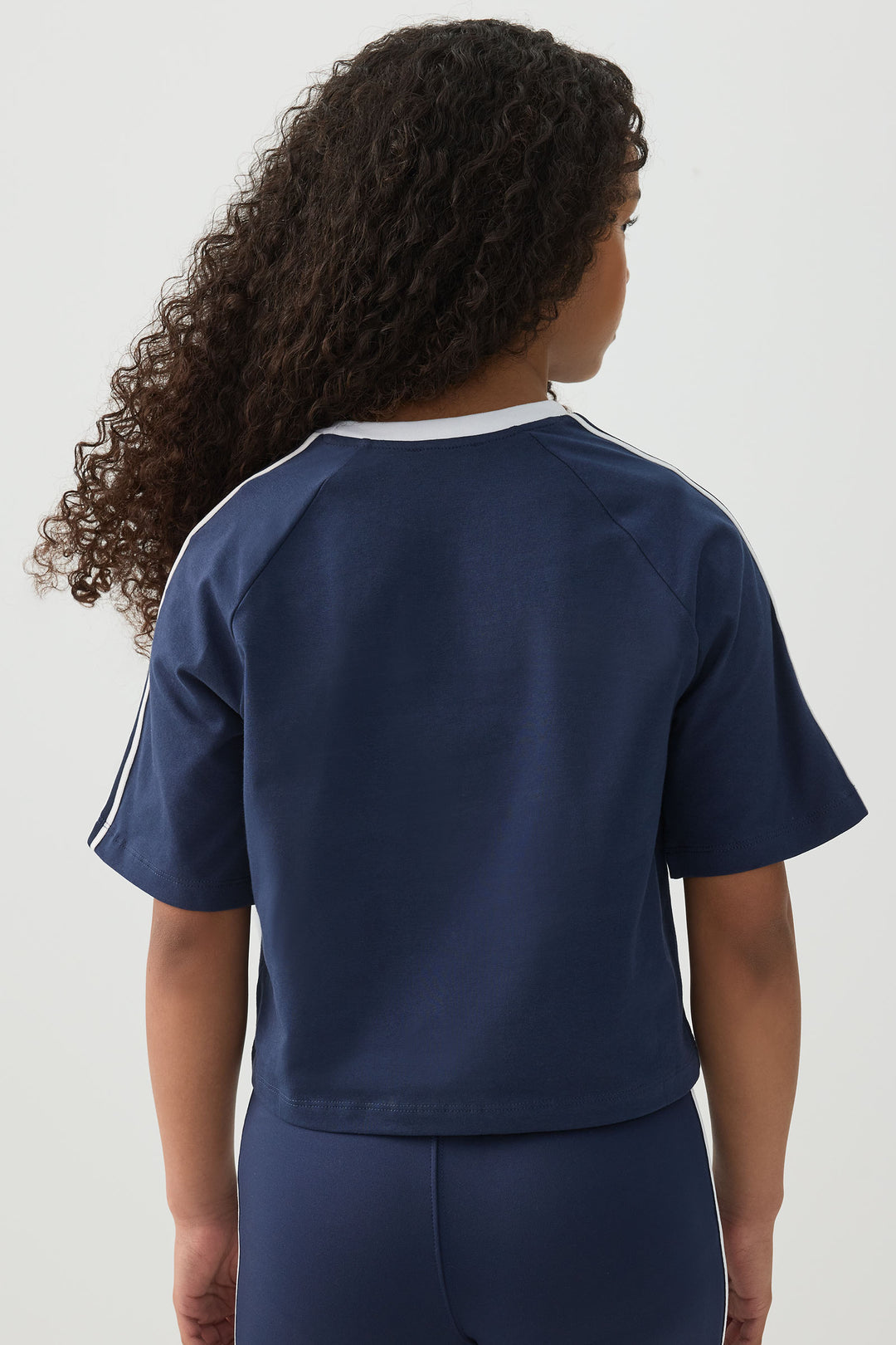 Contrast Stripe Boxy T-Shirt
