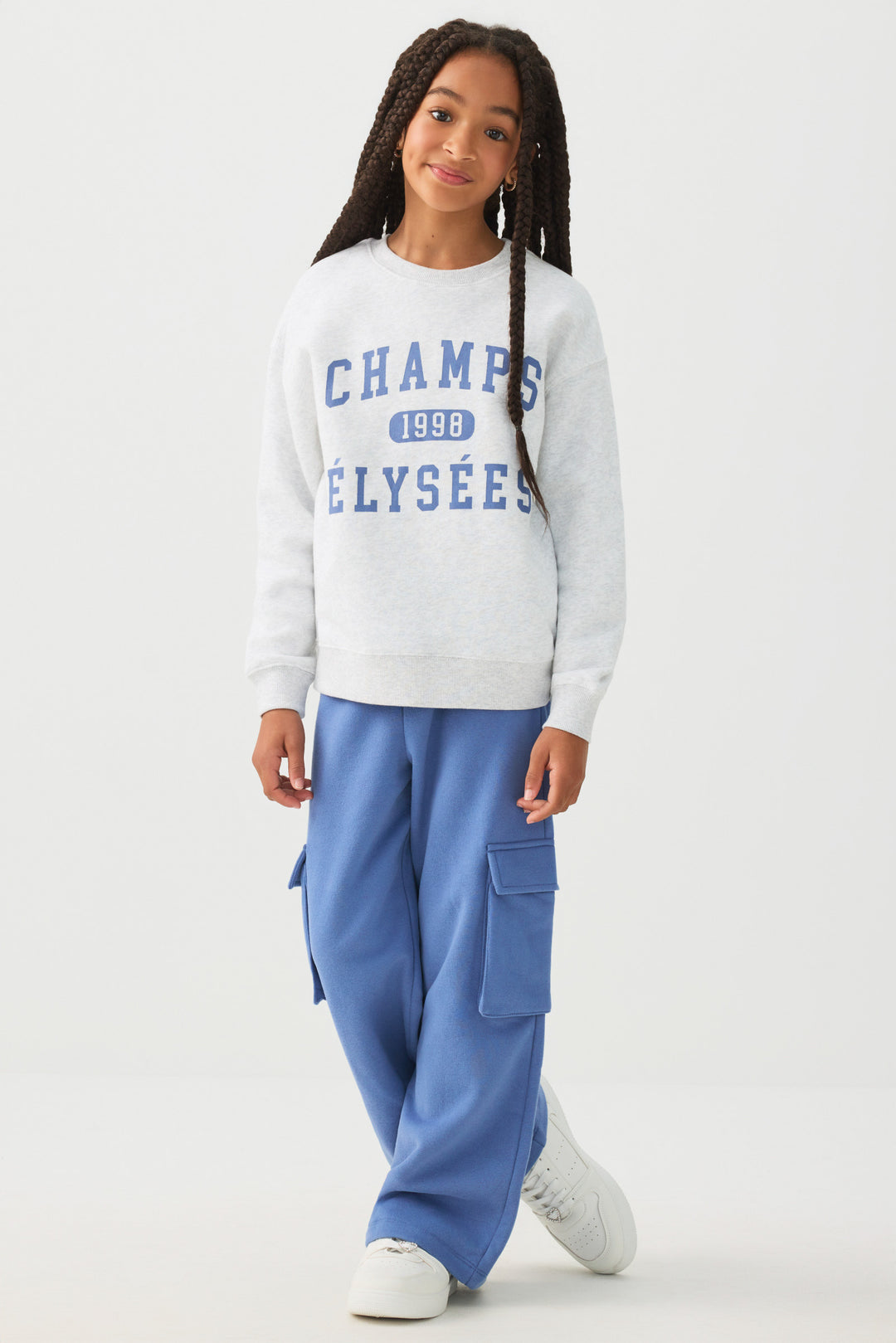 MADESOFT™ Fleece Wide Leg Cargo Sweatpants