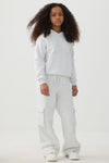 MADESOFT™ Fleece Wide Leg Cargo Sweatpants