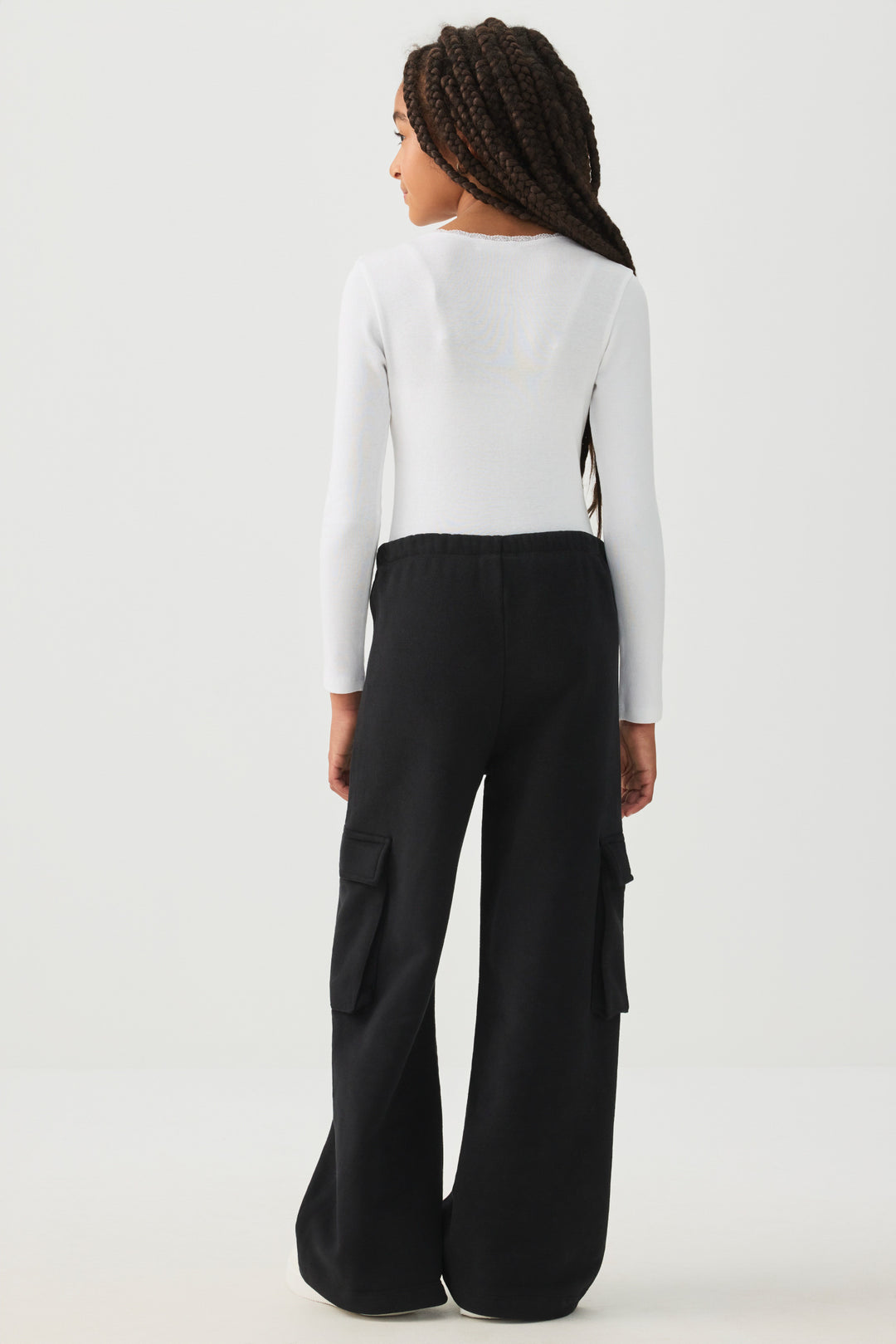 MADESOFT™ Fleece Wide Leg Cargo Sweatpants