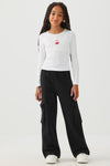 MADESOFT™ Fleece Wide Leg Cargo Sweatpants