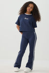 Side Stripe Flare Pants