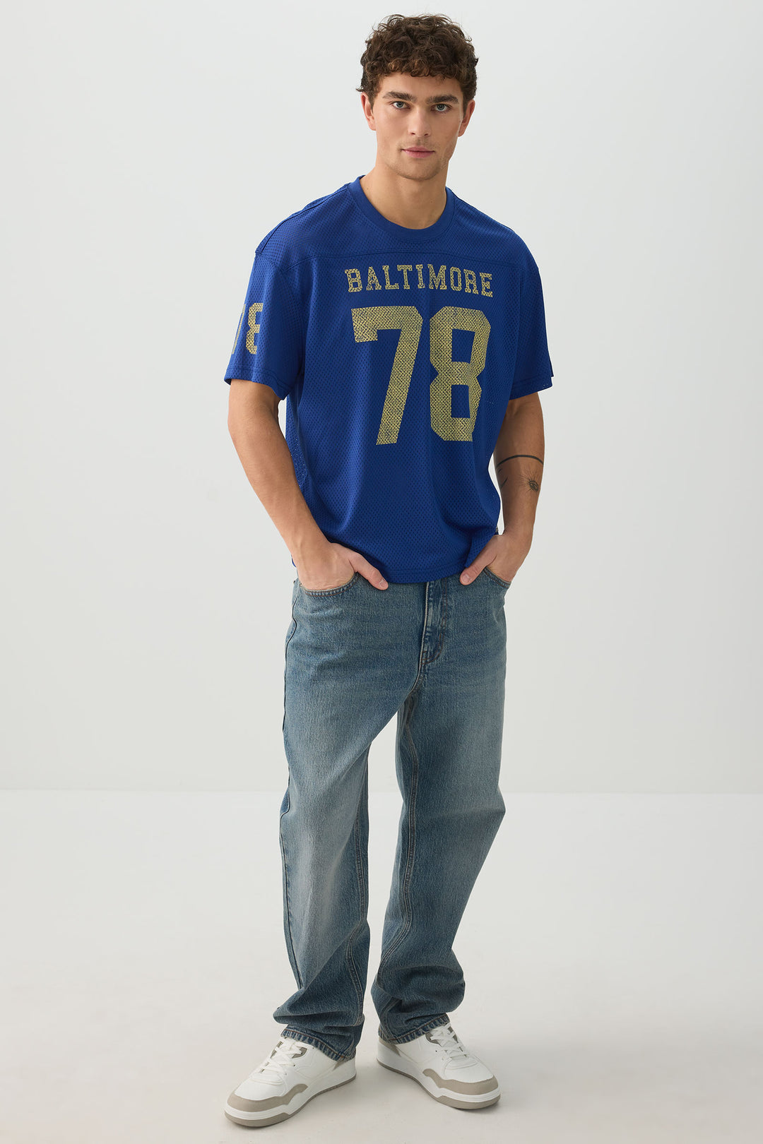 Boxy Mesh Sports Jersey