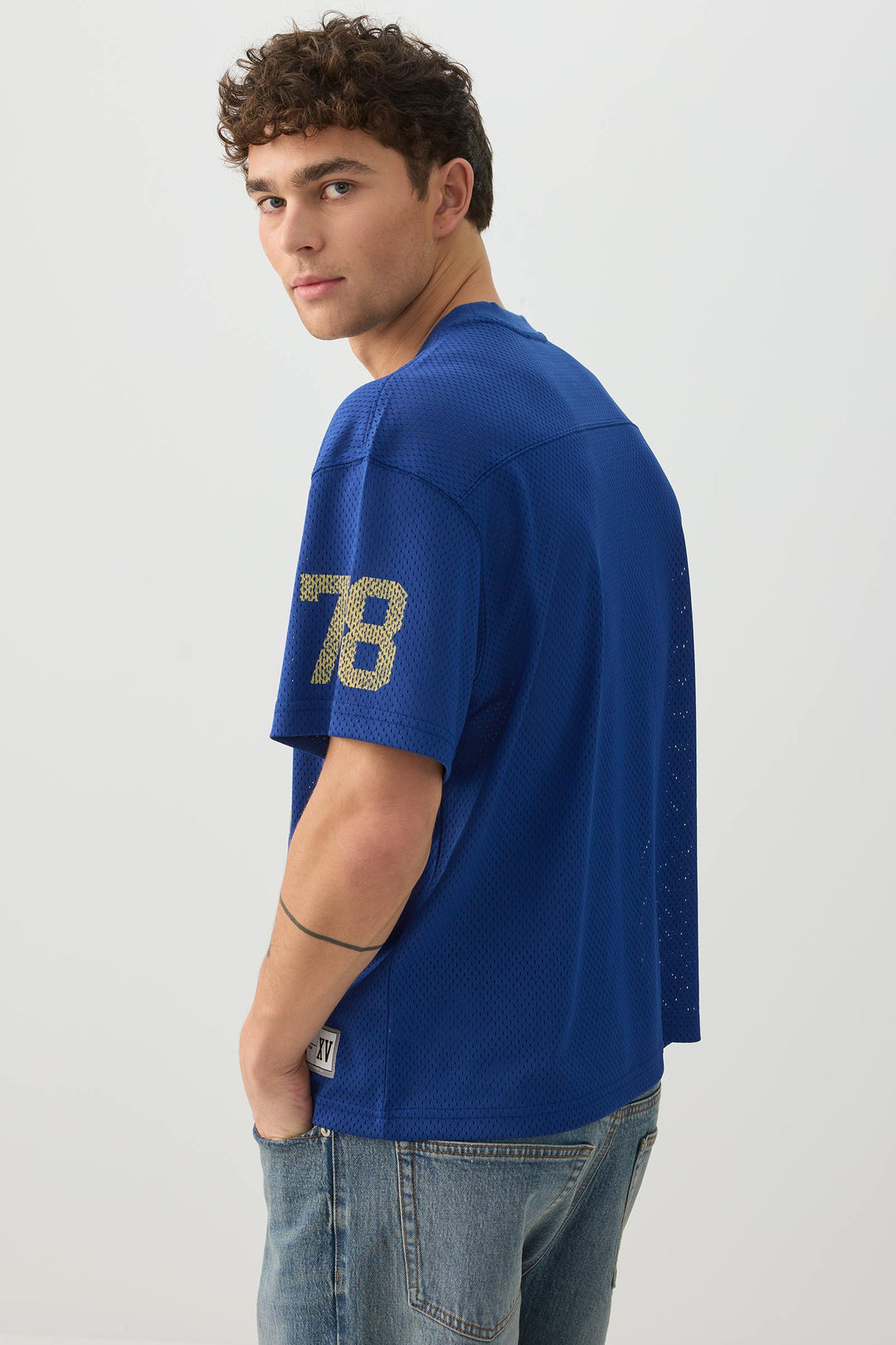 Boxy Mesh Sports Jersey
