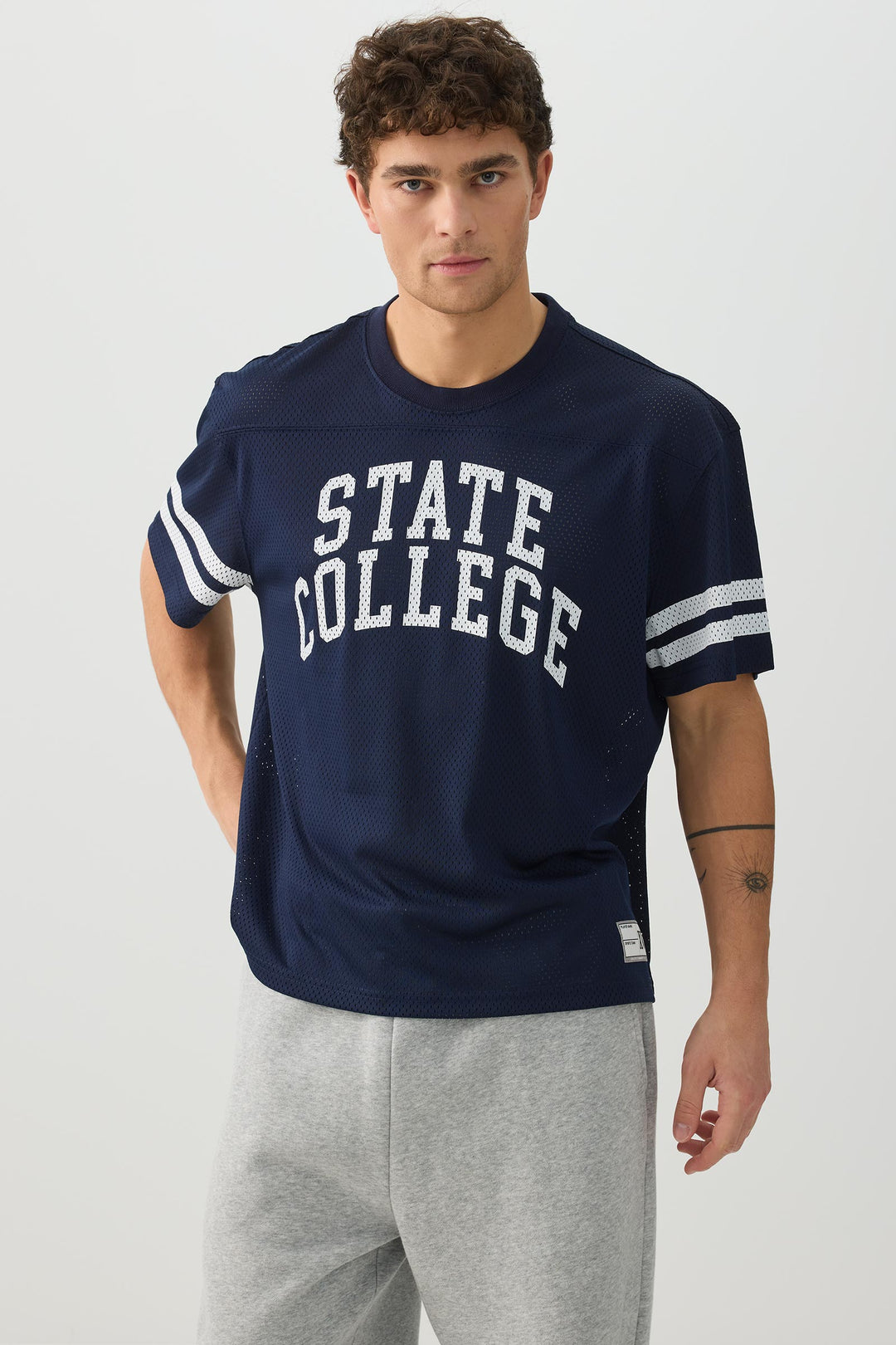Boxy Mesh Sports Jersey