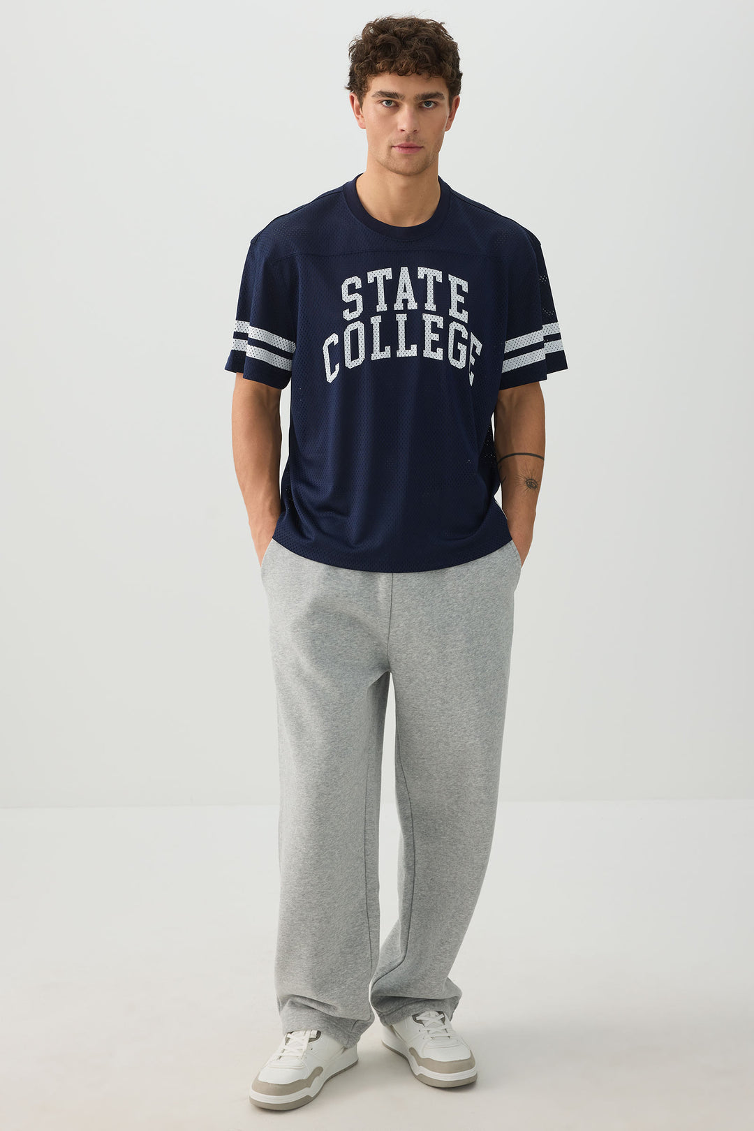Boxy Mesh Sports Jersey