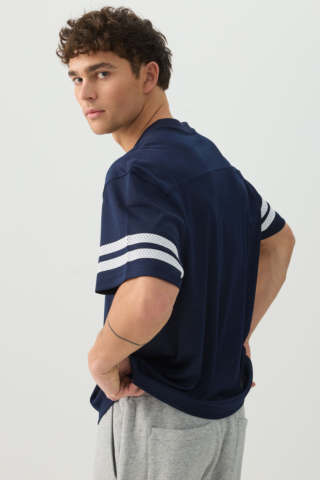 Boxy Mesh Sports Jersey