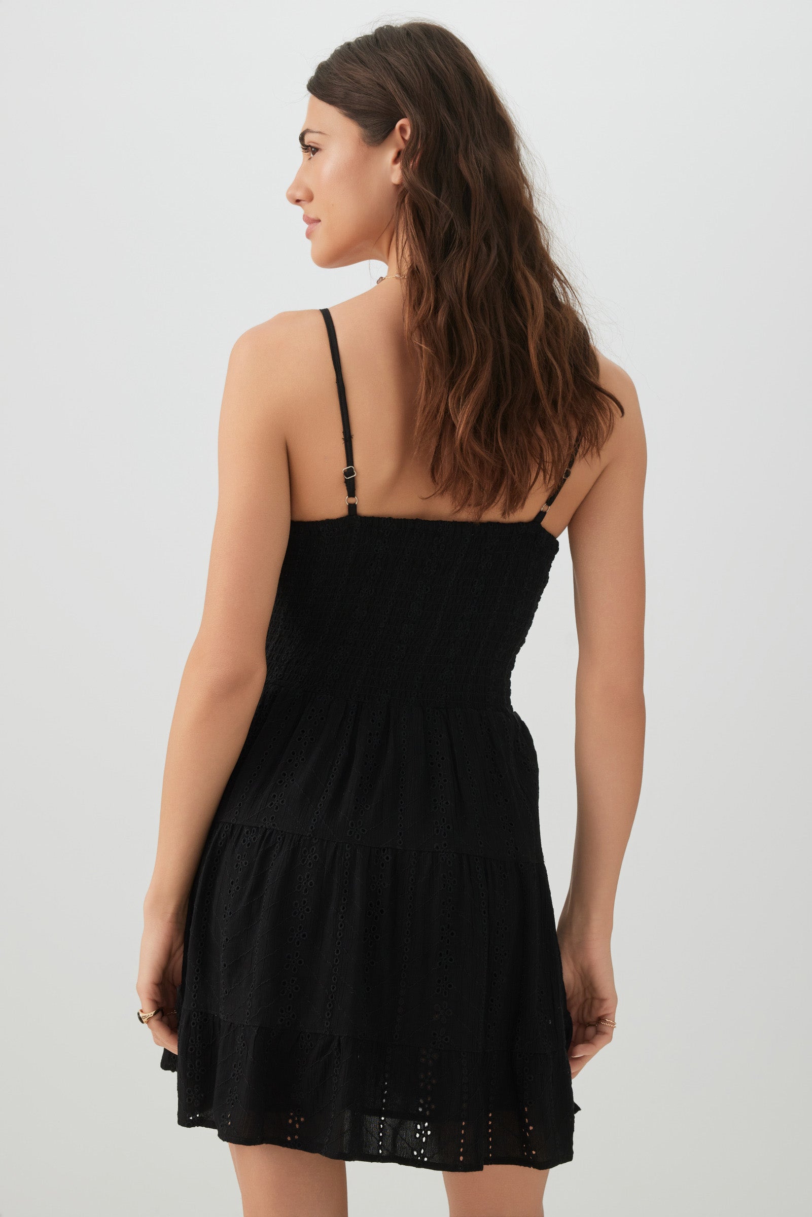 Twist Front Eyelet Mini Dress – Ardene