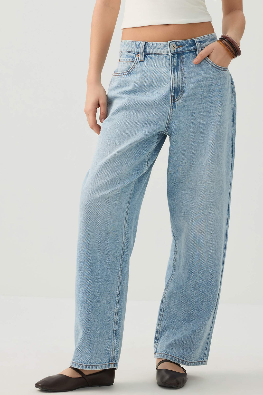 The Untamed Mid Rise Baggy Jean