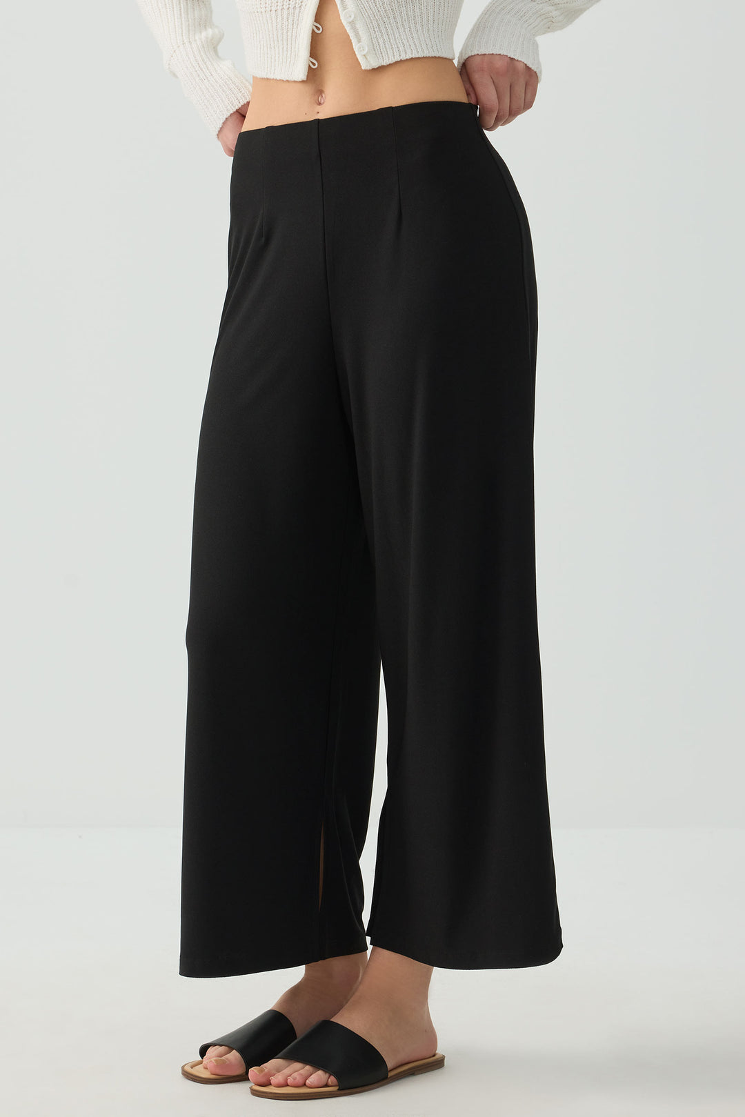 Culottes with Side Slits
