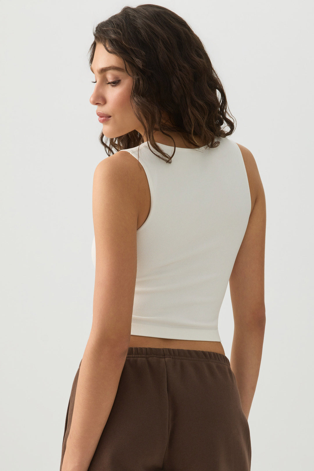 Seamless Crop Trapeze Tank Top