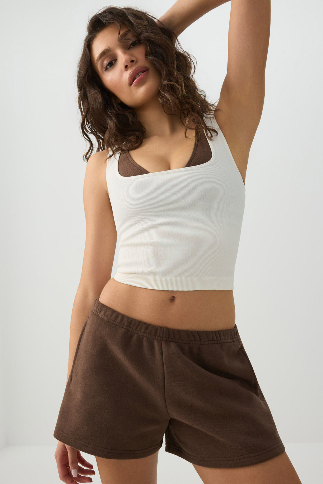 Seamless Crop Trapeze Tank Top