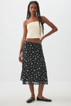 Jupe midi en maille