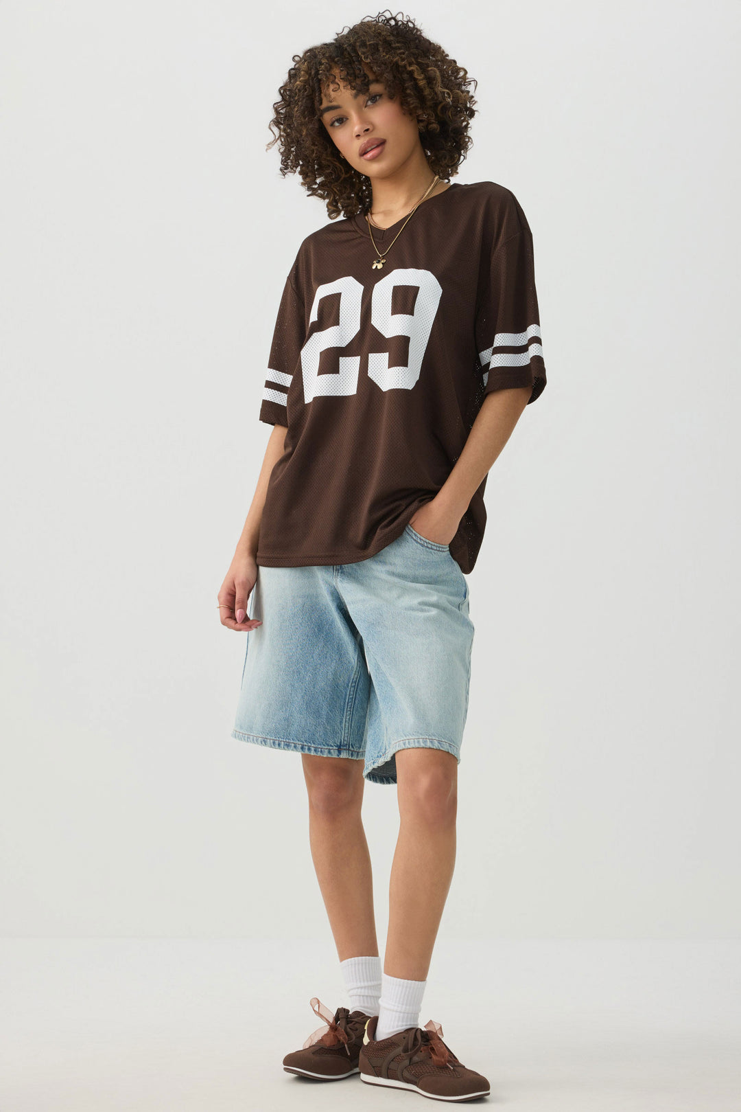 Mesh Football T-Shirt