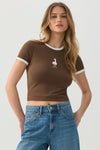 Graphic Ringer T-Shirt