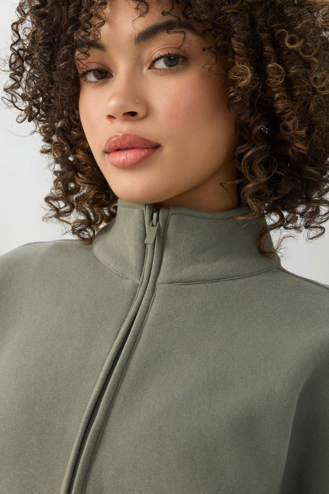 MADESOFT™ Fleece Oversized Half Zip Sweatshirt