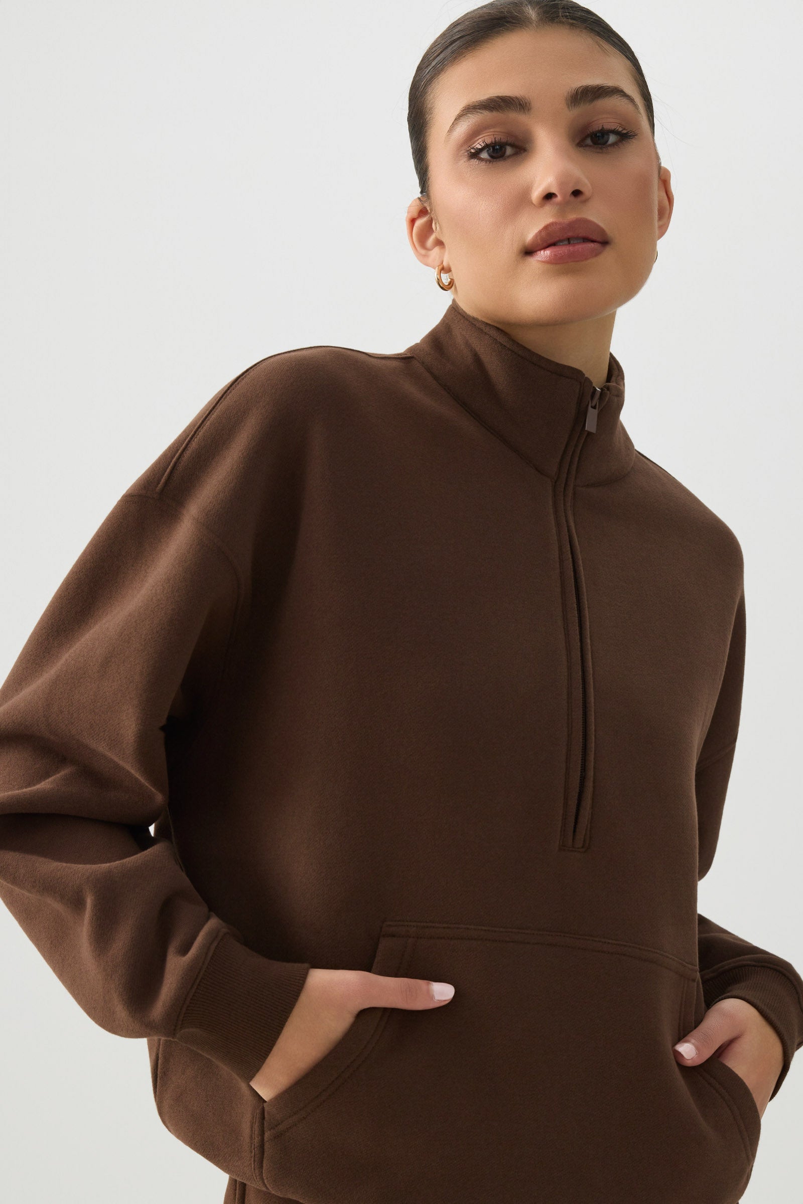 MADESOFT™ Fleece Oversized Half Zip Sweatshirt – Ardene