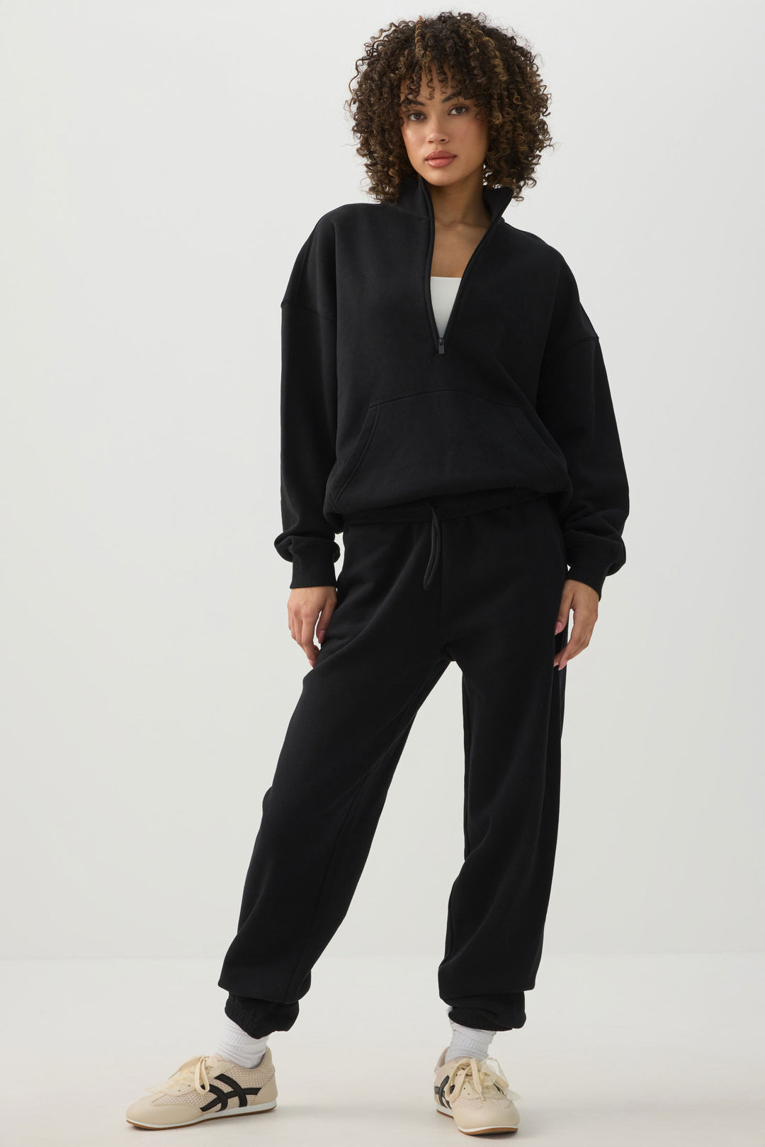 MADESOFT™ Fleece Oversized Half Zip Sweatshirt