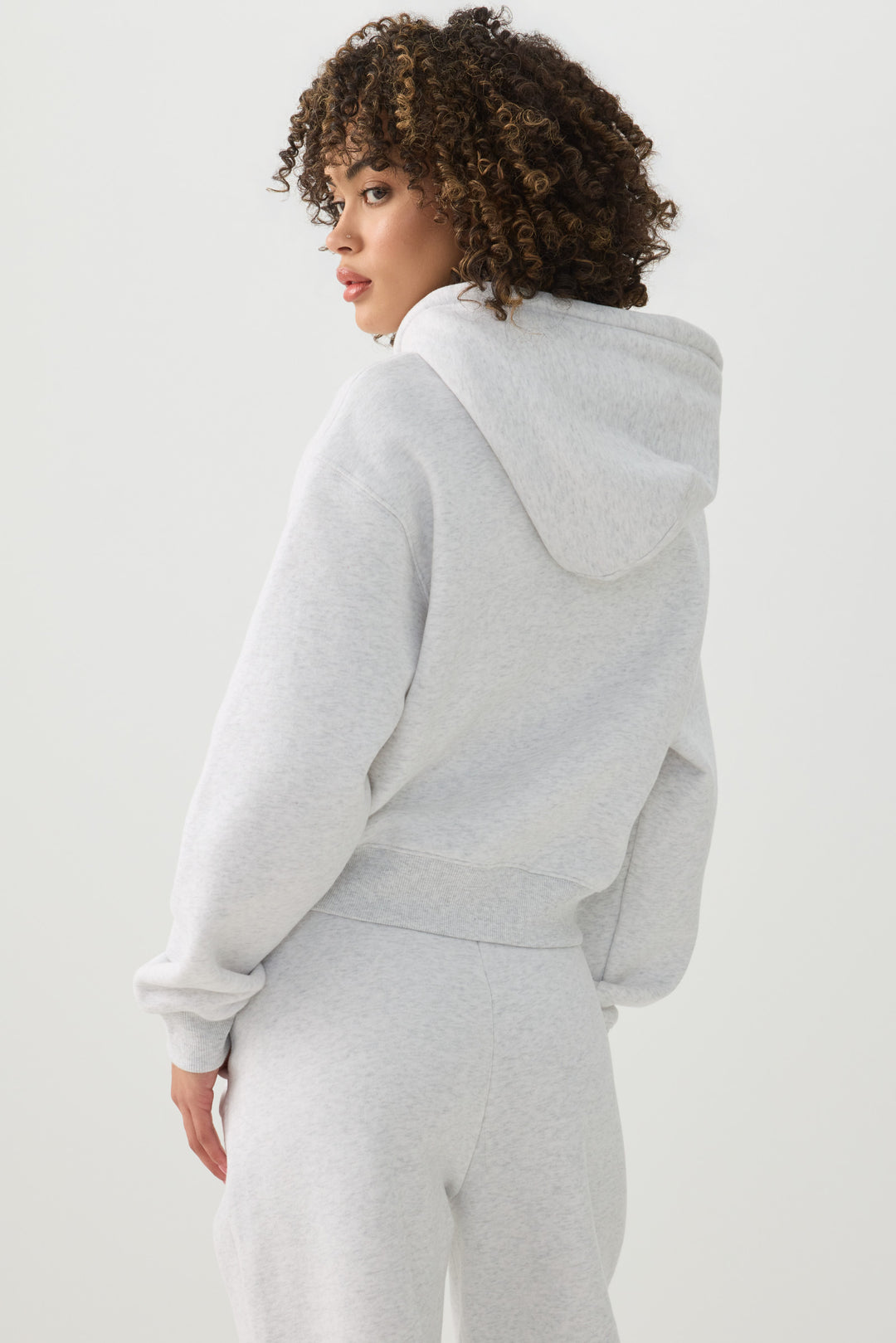 MADESOFT™ Fleece Short Zip Up Hoodie