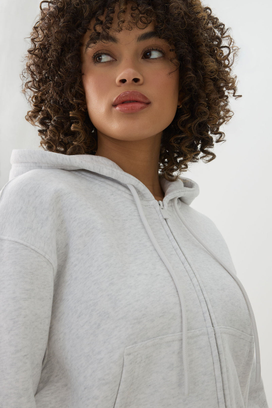 MADESOFT™ Fleece Short Zip Up Hoodie