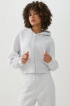 MADESOFT™ Fleece Short Zip Up Hoodie