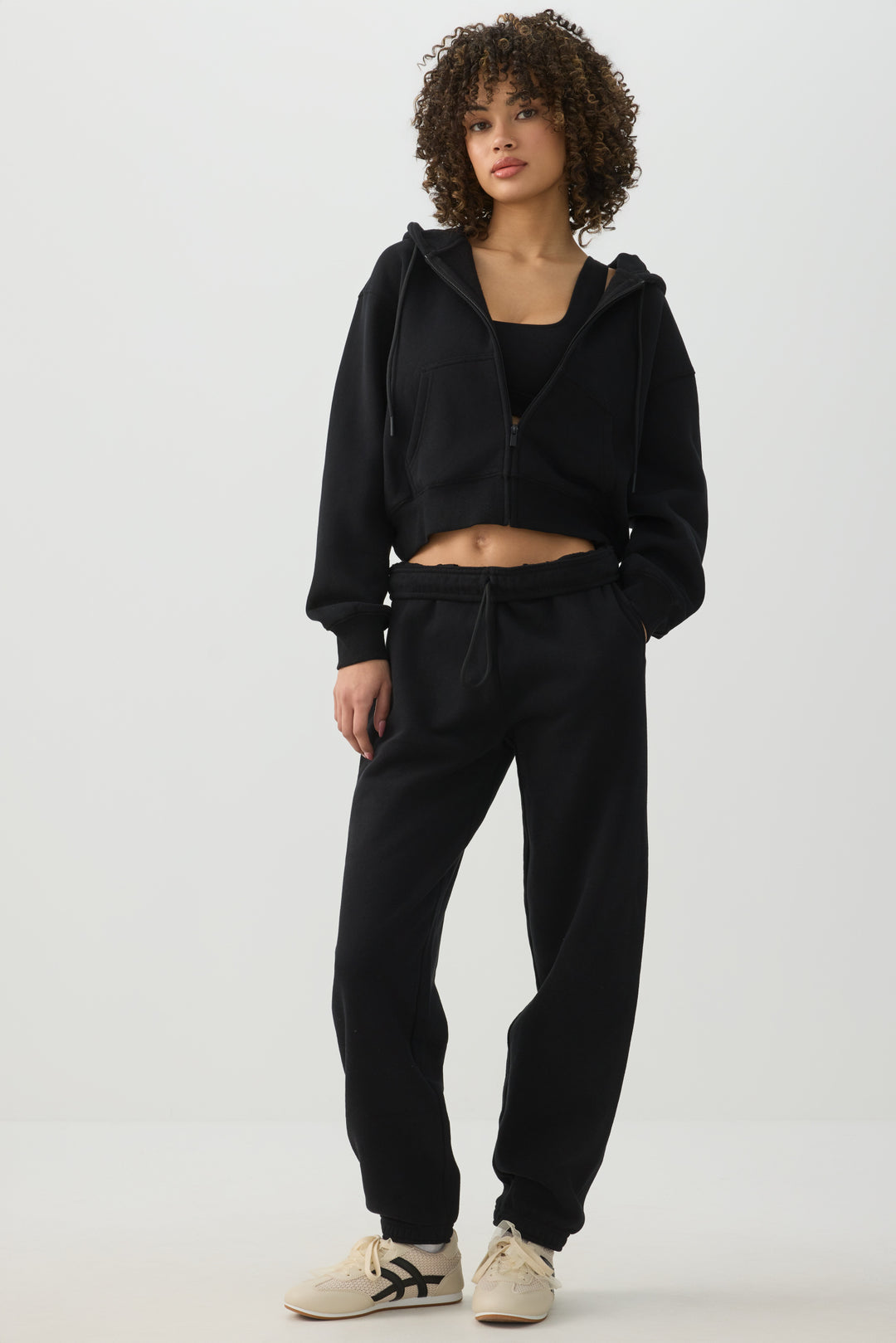 MADESOFT™ Fleece Short Zip Up Hoodie