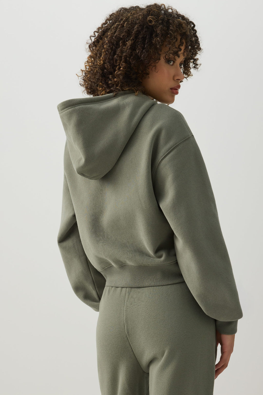 MADESOFT™ Fleece Short Zip Up Hoodie