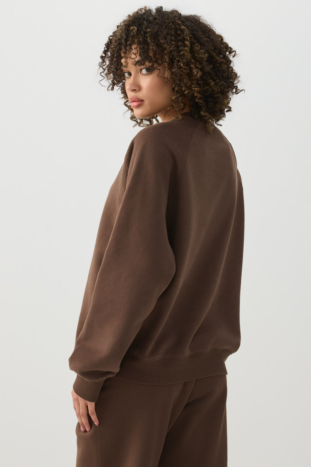 MADESOFT™ Fleece Raglan Crew Neck Sweatshirt