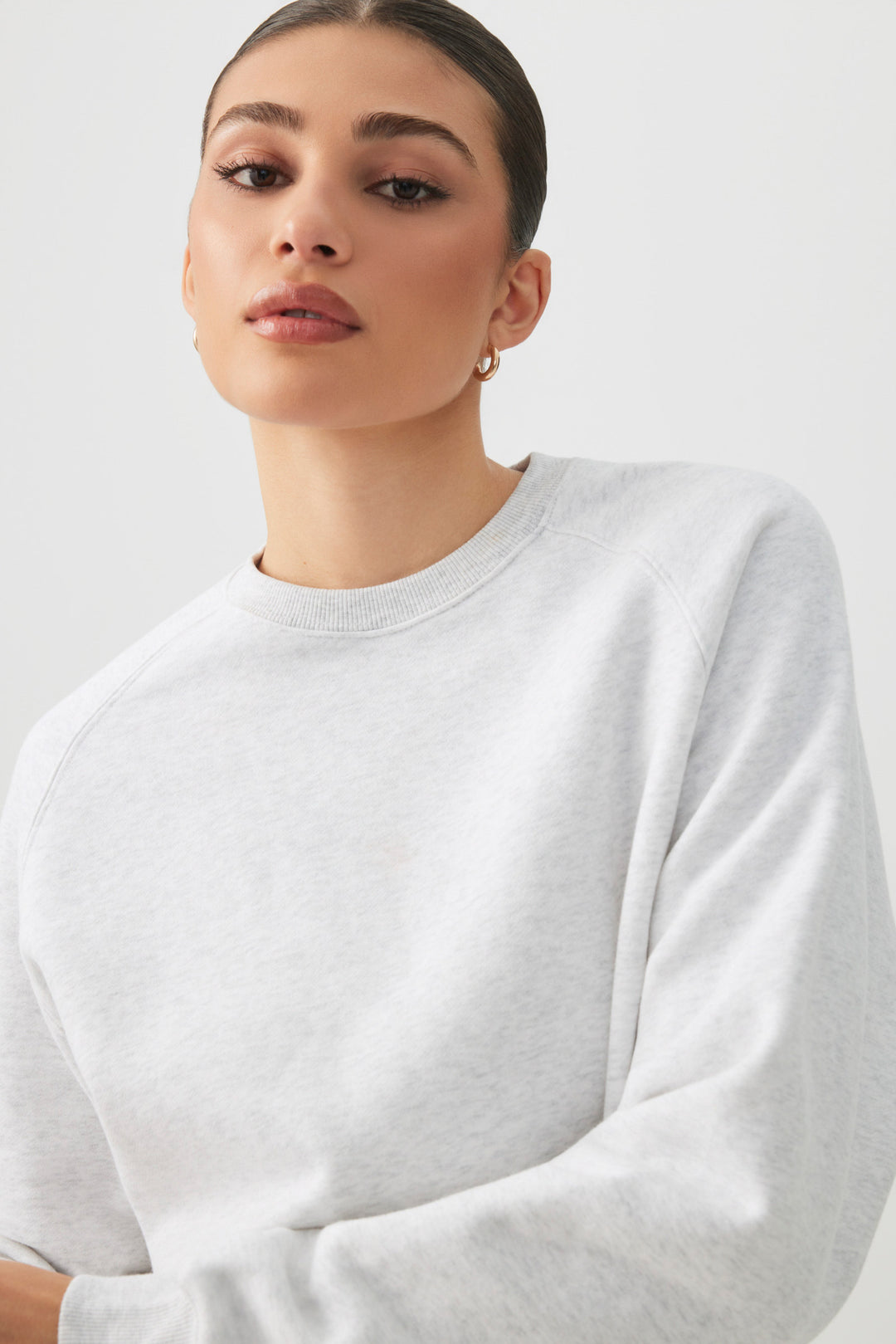 MADESOFT™ Fleece Raglan Crew Neck Sweatshirt