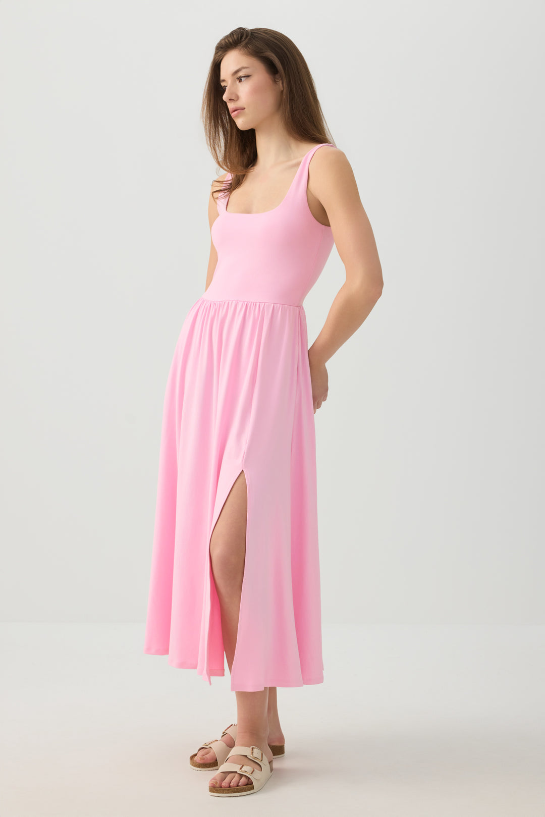 ardene pink dress Ardene Women's Floral Mesh Maxi Dress in Red | Size XS