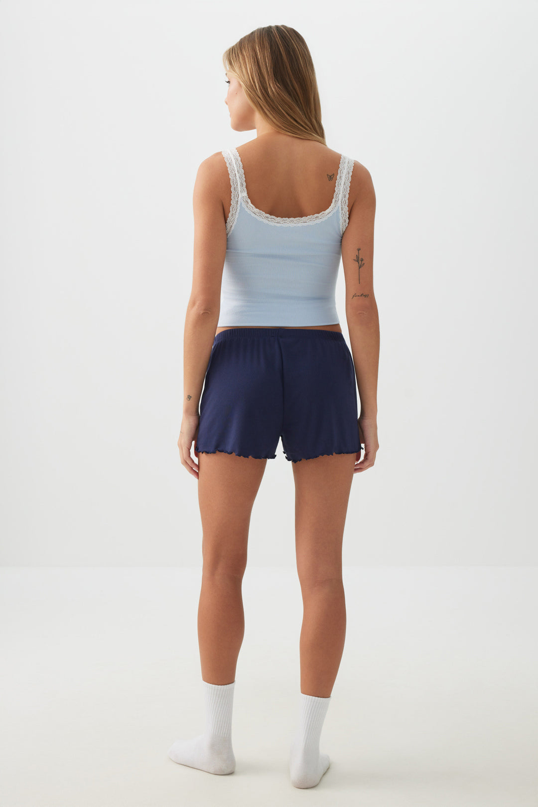 Rib PJ Shorts
