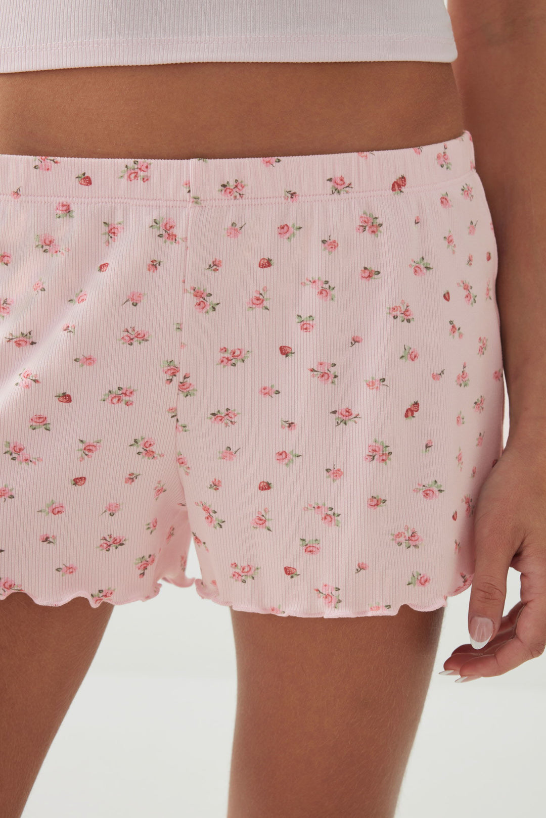 Rib PJ Shorts
