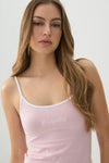 Embroidered PJ Tank Top