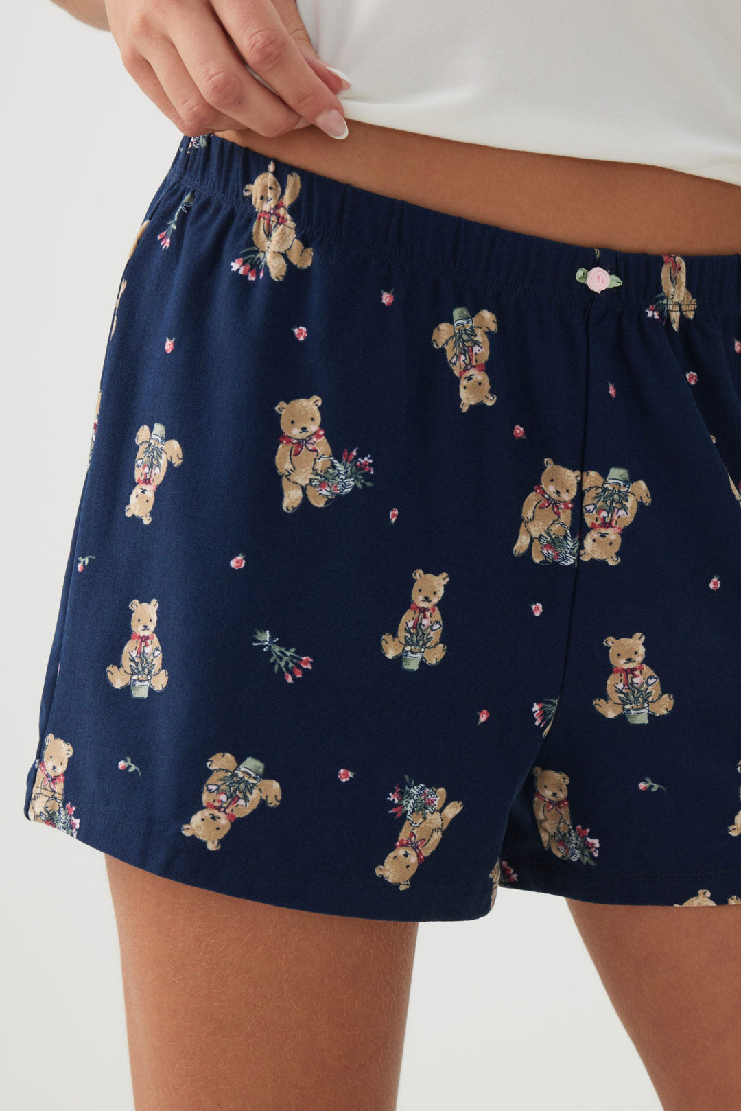 Short de pyjama en tissu HUSHKNIT