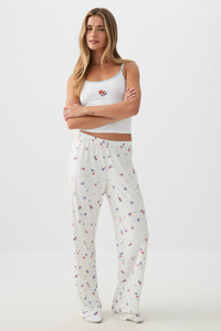 HUSHKNIT Straight Leg PJ Pants