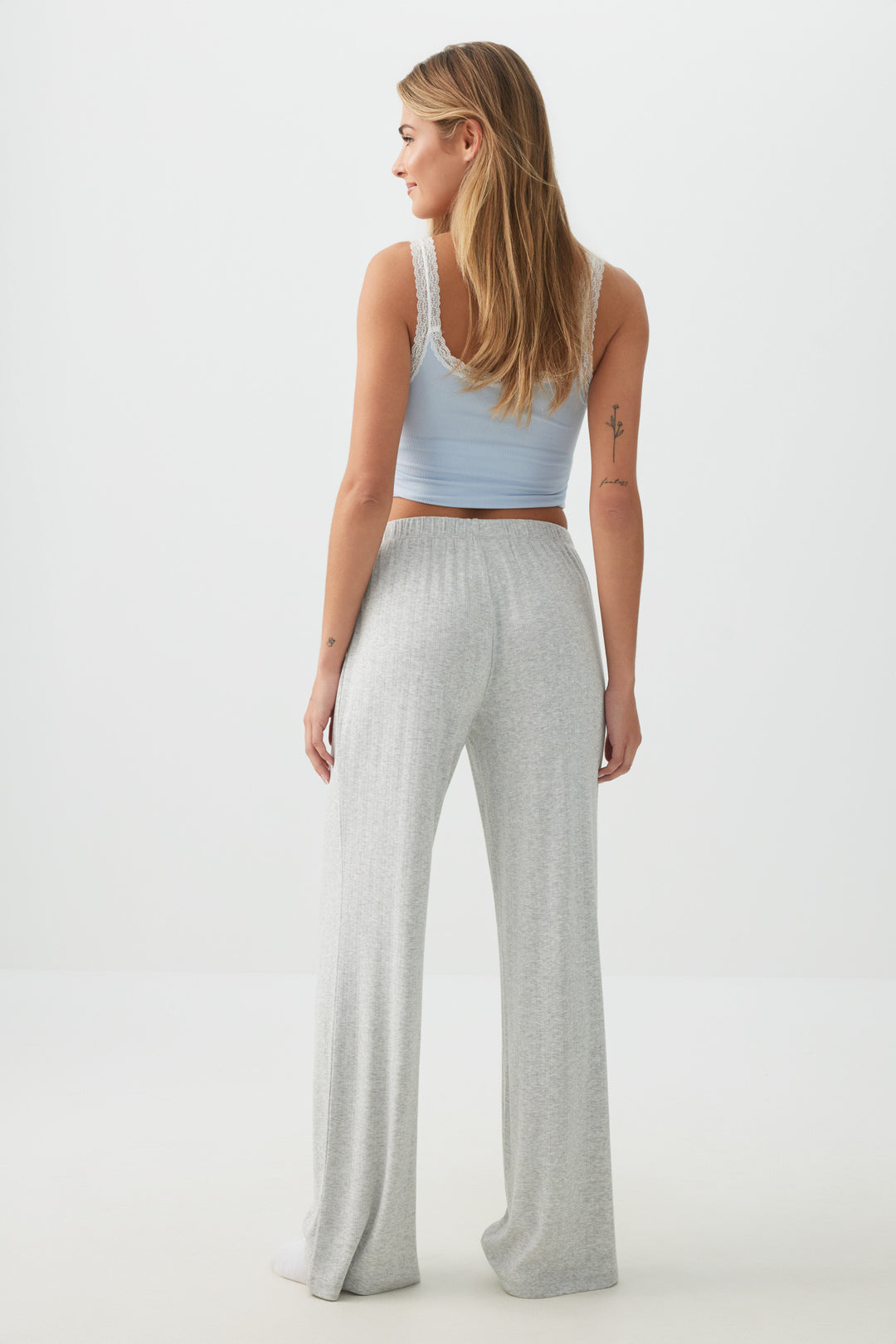 Pantalon pyjama en pointelle