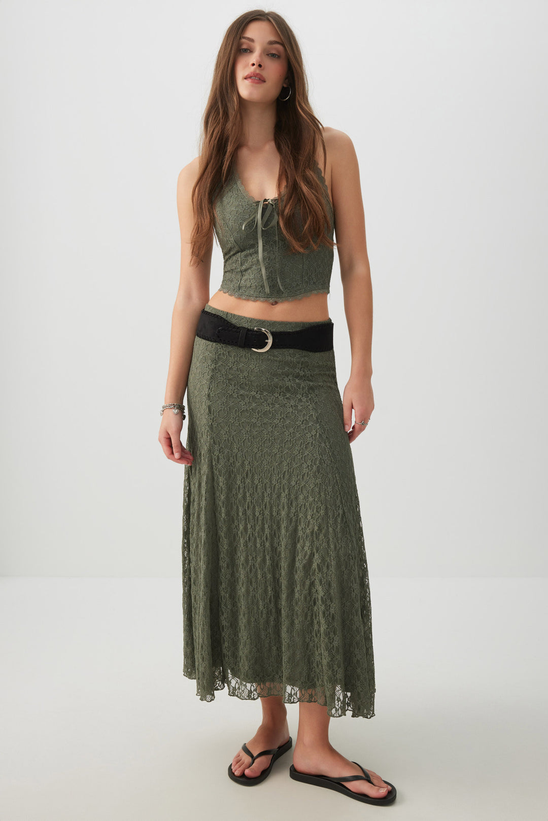 Lace Maxi Skirt