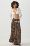Chiffon Tiered Maxi Skirt