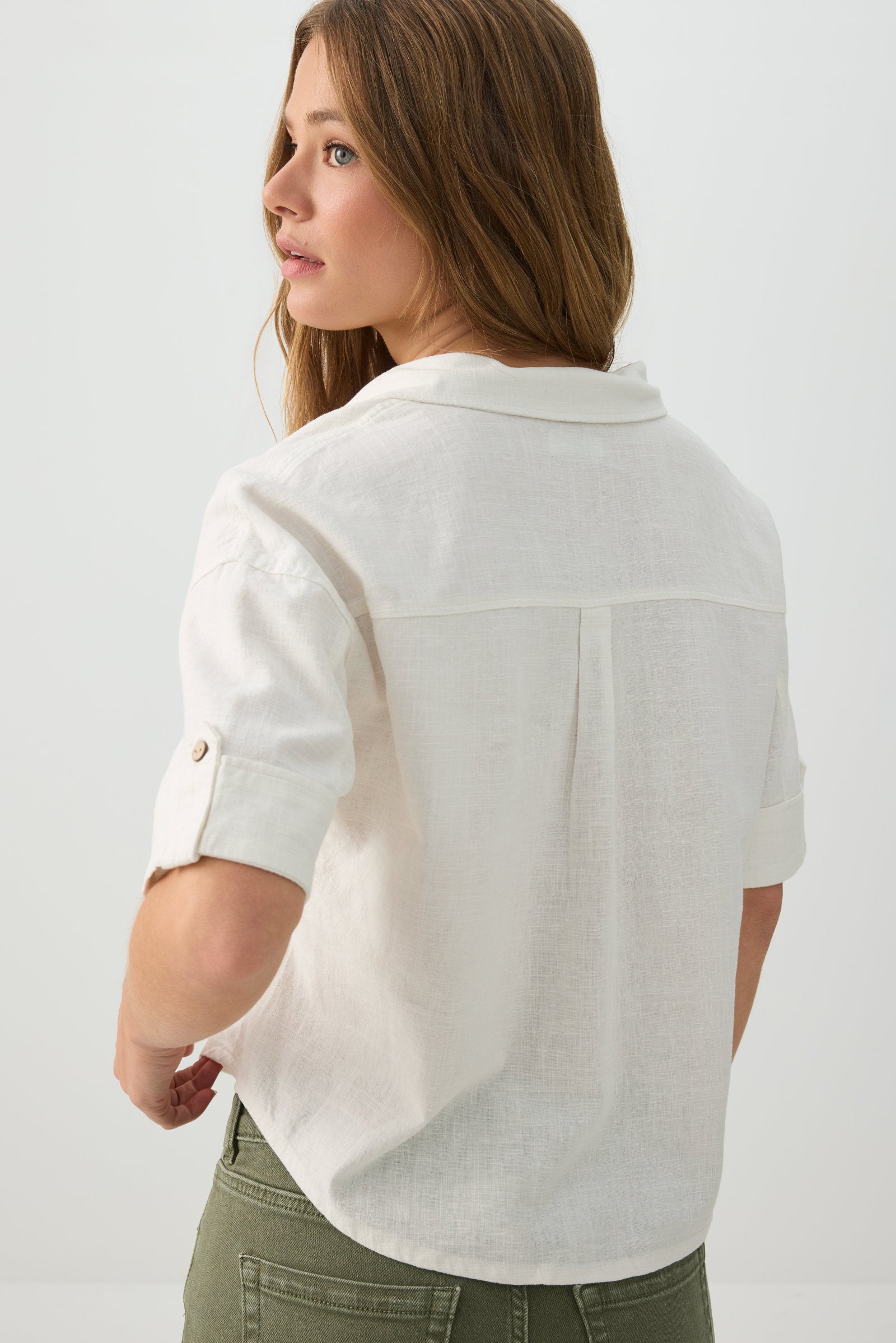 Linen Blend Utility Shirt – Ardene