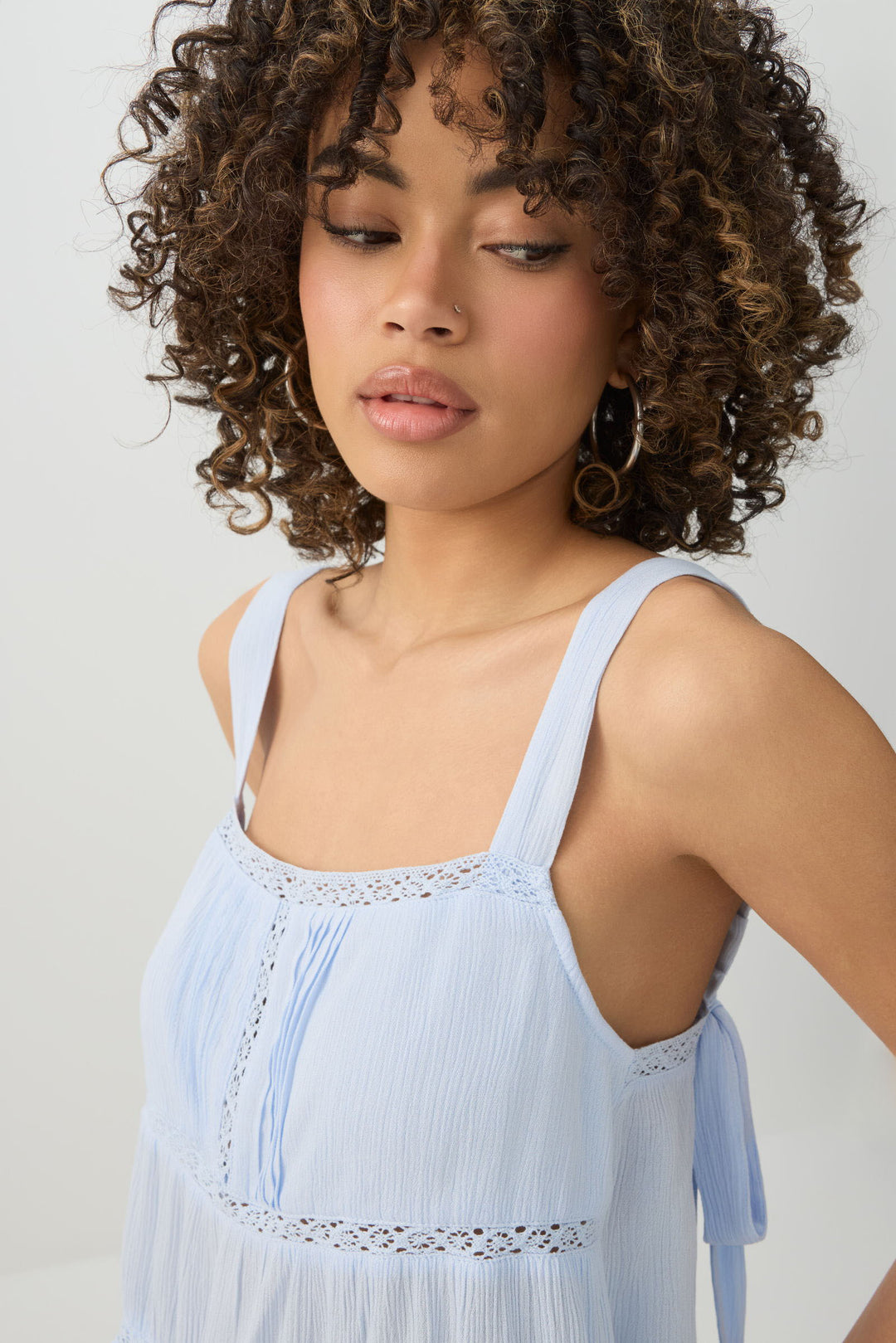 Crochet Trim Tank Top