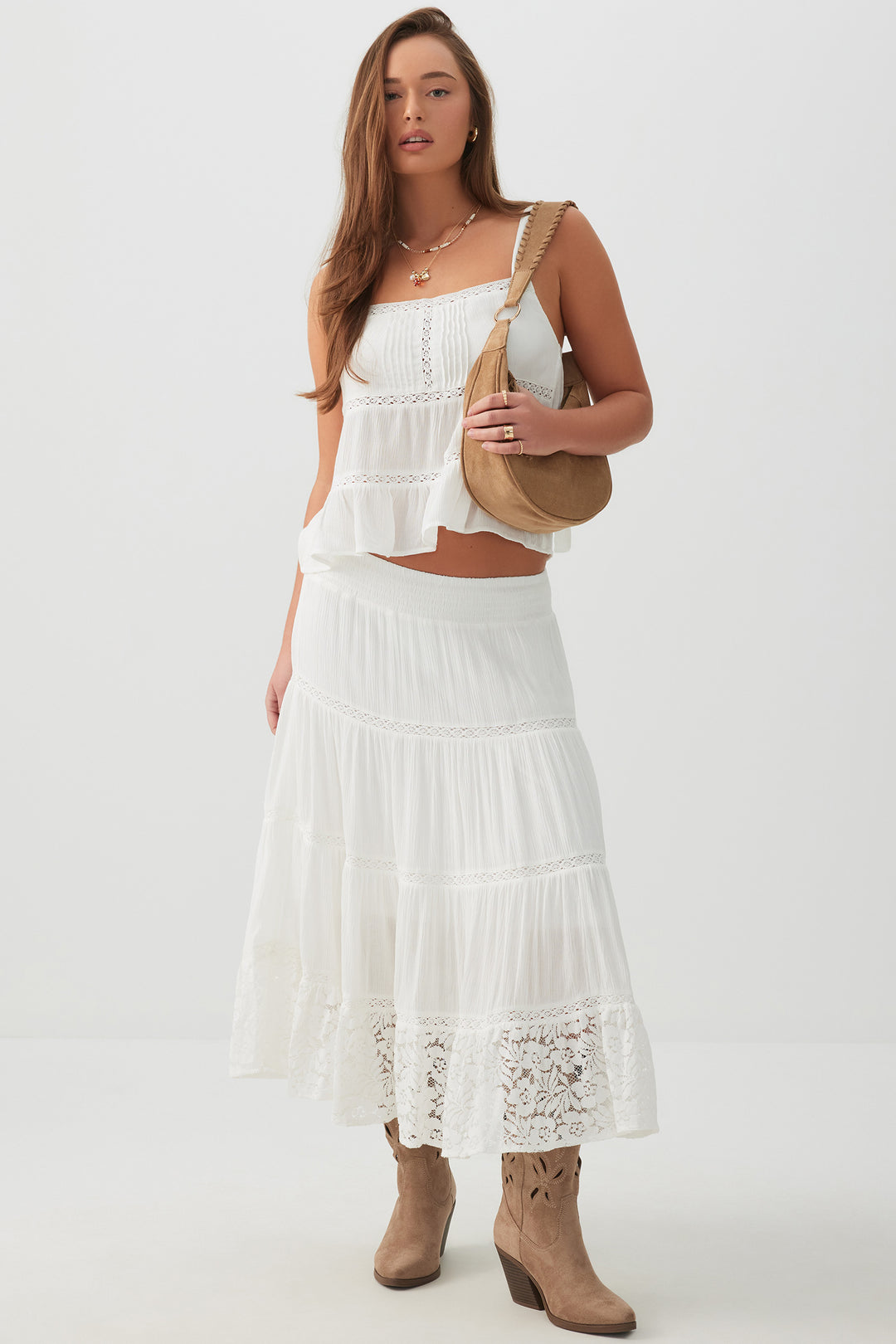 Crochet Trim Tank Top